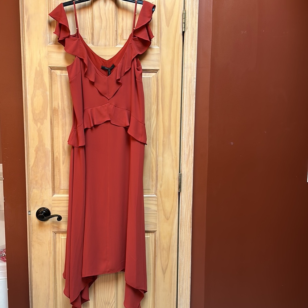 BCBG Lissa dress.  Tandoori Spice.   NWT.  Size L